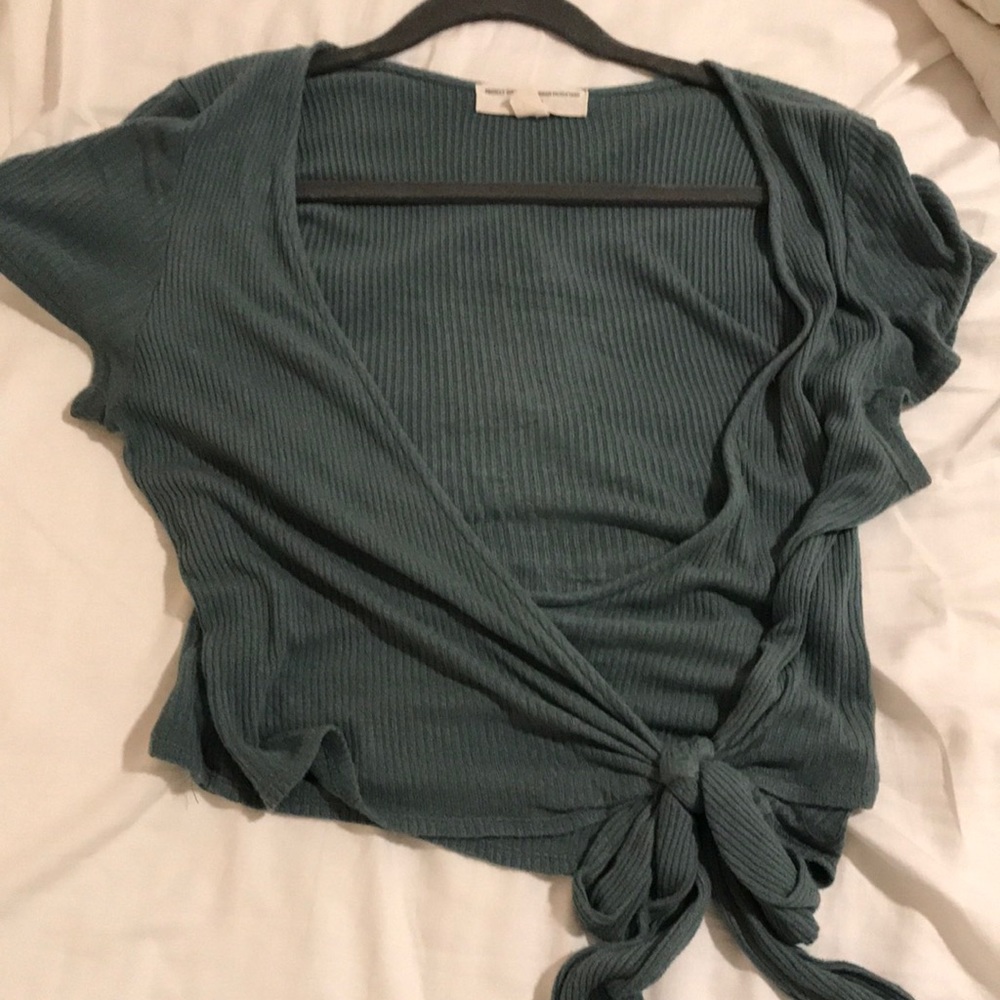 Urban Outfitters crop wrap style top